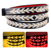 Car Truck LED TailLight Strip Turn Signal Lamp Flowing Dynamic Fish Bone 1.2 meters