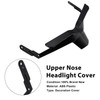 2024-2025 Honda CBR650R Upper Nose Headlight Cover Black Generic 2024-2025 Honda CBR650R Upper Nose Headlight Cover Black Generic
