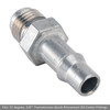 6AN Male Flare to 3/8" (.375") Transmission Cooler Quick Disconnect Adapter Fitting F06ANTR37501