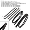 1987-1997 Ford F250 Truck Front 4PCS Door Window Seal Belt Weatherstrip + 2PCS Seal Kit Generic