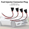4-EV1 Fuel Injector Connector Plug Clip Pigtail Quick Disconnect Fit Daewoo