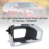 2015-2018 Yukon Yukon XL submodel: Denali, SLE, SLT Fog Light Lamp Bezel Cover Driver Right Side 22936426 Generic