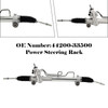 2006-2011 Toyota Camry ACV40R Power Steering Rack 44200-33500 Generic