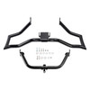 2014-2022 Touring Road Glide Engine Guard Crash Bar Frame Protector Bumper Steel Blackb Generic