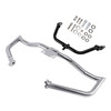 Engine Crash Bar Protector Fairing Bracket Set Chrome For Glide Flht Flhx