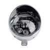 Multifunctional Beam Headlight Lamp Custom Chrome Fits For Racer Bobber Chopper
