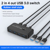 USB3.0 Switcher 2-Input 4-Output Printer Sharing Device Dual Computers Share