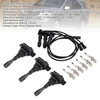 2003-2006 Kia Sorento 3.5L V6 3xIgnition Coil & 6x Spark Plug & 3x Wireset UF431 Generic
