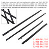2001-2008 Honda FIT JAZZ 1st gen 4PCS Weatherstrip Rubber Seal Door Belt 72410-SEL-T01 Generic
