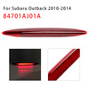 2010-2014 Subaru Outback High Mount Third Brake Light Lamp 84701AJ01A Red Generic
