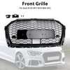2017-2019 Audi A3 S3 With ACC RS3 Style Honeycomb Front Grille Black Generic