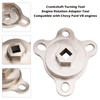 Chevy Ford V8 engines Crankshaft Turning Tool Engine Rotation Adapter Tool Generic Chevy Ford V8 engines Crankshaft Turning Tool Engine Rotation Adapter Tool Generic