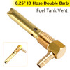 1/4" ID Hose Fuel Tank Vent 1/4"-18NPTF Thread For Both small and large tanks
