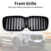 2022-2025 BMW X3 G01 X4 G02 With Camera Hole Front Bumper Kidney Grille Gloss Black Generic
