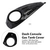 2023-2025 Harley Touring Road Glide / Street Glide Dash Console Gas Tank Cover Black Carbon Forge Generic 2023-2025 Harley Touring Road Glide / Street Glide Dash Console Gas Tank Cover Black Carbon Forge Generic