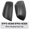 2007-2022 Toyota Tundra Sequoia Rear View Door Wing Mirror Housing Cover Cap Black Generic