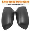 2007-2022 Toyota Tundra Sequoia Rear View Door Wing Mirror Housing Cover Cap Black Generic