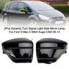 2008-2012 Ford Kuga C394 2Pcs Dynamic Turn Signal Light Side Mirror Lamp 2057115 2057117 Generic