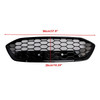 2018-2021 Ford Focus ST Style Mesh Front Bumper Grille Gloss Black JX7B-8200-AB Generic