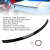 2021-2025 Mercedes-Benz S Class W223 4-Door Sedan S500 S580 S580e Rear Boot Spoiler Gloss Black Generic