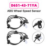2007-2014 Mazda 2 DE DH Rear Left+Right ABS Wheel Speed Sensor D651-43-71YA Generic 2007-2014 Mazda 2 DE DH Rear Left+Right ABS Wheel Speed Sensor D651-43-71YA Generic
