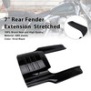 1996-2008 Electra Glide FLHT 7" Rear Fender Extension  Stretched Vivid Black Generic 1996-2008 Electra Glide FLHT 7" Rear Fender Extension  Stretched Vivid Black Generic