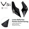 2020-2022 Triumph Street Triple 765 R/RS Lower Belly Pan Panels Guard Fairing Black Generic 2020-2022 Triumph Street Triple 765 R/RS Lower Belly Pan Panels Guard Fairing Black Generic