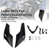 2020-2022 Triumph Street Triple 765 R/RS Lower Belly Pan Panels Guard Fairing Matte Black Generic 2020-2022 Triumph Street Triple 765 R/RS Lower Belly Pan Panels Guard Fairing Matte Black Generic