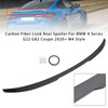 2020-ON BMW 4 Series G82 M4 Coupe Model Rear Boot Spoiler Carbon Fiber Look M4 Style Generic