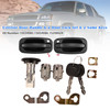 2002-2006 GMC Jimmy Sierra Sonoma Yukon Exterior Door Handle & 2 Door Lock Set & 2 SAME KEYS