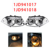 2006-2011 VW Bora GLI Left+Right Headlight Lamp 1JD941017 1JD941018 Black Generic