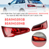 2017-2020 Audi Q5 MK2 PRE-FACELIFT LED 5 PIN Left+Right Rear Tail Light Lamp LED 80A945093B 80A945094B Generic