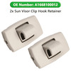 2015-2019 Mercedes Benz C-class E-class 2x Gray Sun Visor Clip Hook Retainer A1668100012 Generic
