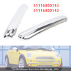 2001-2004 Mini Copper One Cabrio R50 Pair Front Bumper Chrome Trim 51116800143 51116800142 Generic