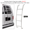 1997-2024 CHEVROLET Express 1500/2500/3500 Stainless Steel 4-Step Van Ladder 093C97 Generic