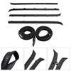 1987-1991 Suburban V1500 R1500 4PCS Car Window Weatherstrip Molding Trim Belt+2 Window Seals Generic