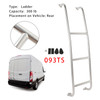 2014-2025 Ford Transit Low Roof Vans Stainless Steel 3-Step Van Ladder 093TS Generic