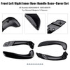 2008-2016 Renault Megane 3 Front Left+Right Side Inner Door Handle Base+Cover Set Generic