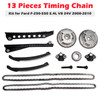 Ford F-250-350-450 2000-2010 13 Pieces Timing Chain Kit 1L3Z-6L266-AA Generic