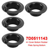 VW Transporter T4 Bus 4× Cover Bottom Rubber Plate Spring Bottom 7D0511143 Generic