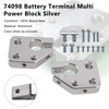 74098 Battery Terminal Multi Power Block Silver