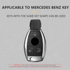 Benz GLC GLK CLS GLA CLA AMG Alloy + TPU Car Key Black Case Cover Generic