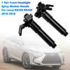 2016-2018 Lexus RX350 RX450 1 Pair Front Headlight Spray Washer Nozzle Generic