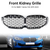 2021-2024 BMW G30 G31 LCI Dual Slats Front Kidney Grille Matte Black Generic