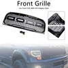 2009-2014 Ford F150 Raptor Style Raptor Style Front Bumper Grille Gloss Black Generic