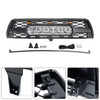 1996-2000 Toyota 4Runner Front Bumper Grille With Led Light Matte Black Generic