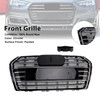 2017-2018 Audi A4 B9 S4 Pre-Facelift Front Bumper Mesh Hex Grille Chrome Generic
