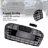 2017-2018 Audi A4 B9 S4 Pre-Facelift Front Bumper Mesh Hex Grille Chrome Generic