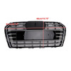 2017-2018 Audi A4 B9 S4 Pre-Facelift Front Bumper Mesh Hex Grille Chrome Generic