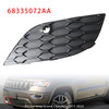 2017-2022 Jeep Grand Cherokee Right Side Bumper Fog Light Cover 68335072AA Generic
